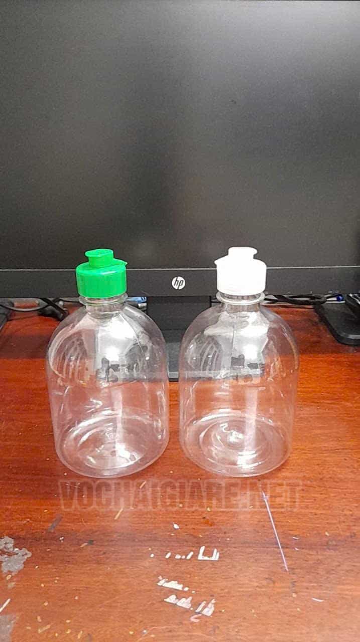 Chai nhựa PET lùn 500ml - Ảnh 4