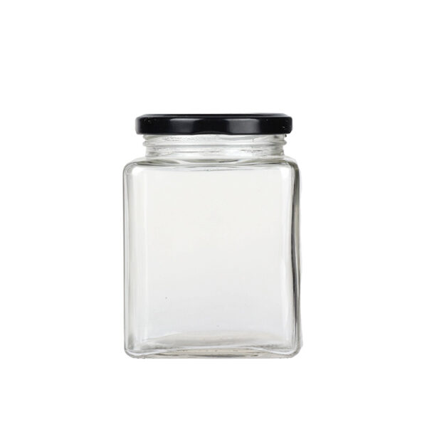 Hũ thủy tinh vuông 500ml