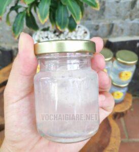 Hũ thủy tinh yến chưng – 70ml – Nắp thiếc 48mm