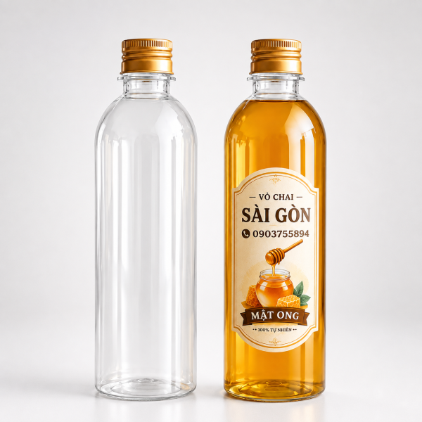 Chai 500ml tron cao