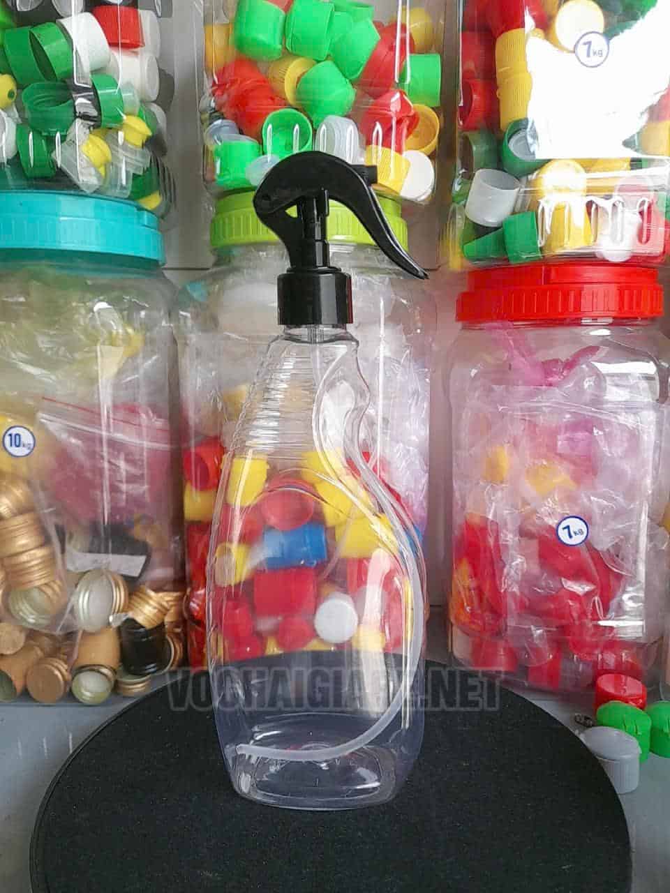 Chai nhựa đựng nước xịt kính 500ml - Ảnh 6