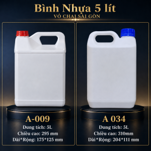 Bình nhựa 5 lít / Bình nhựa 5L